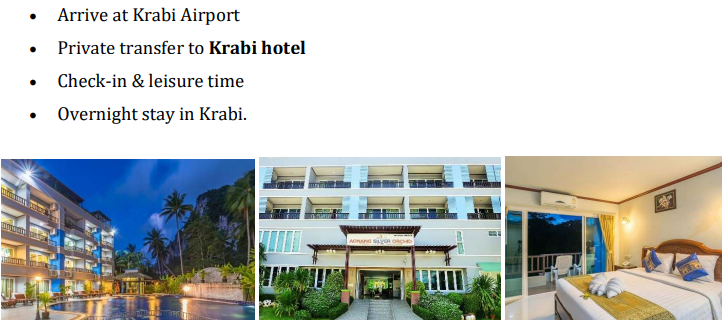 Arrive at Krabi Airport