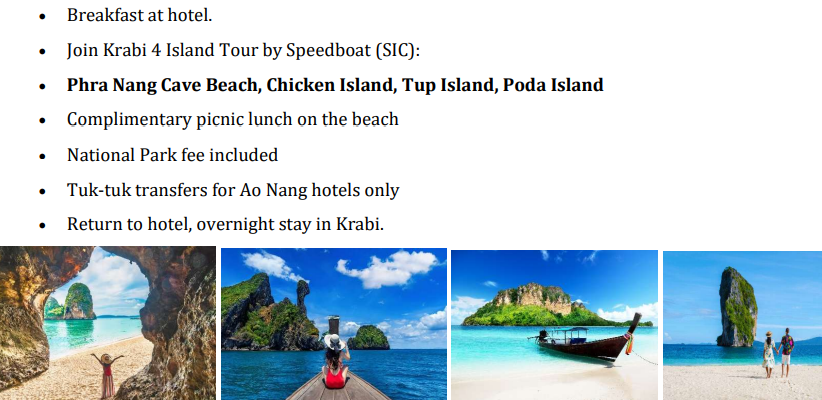 Krabi 4 Island Tour